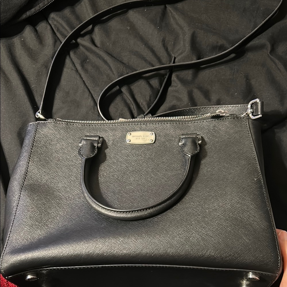 Michael Kors Black Leather Handbag